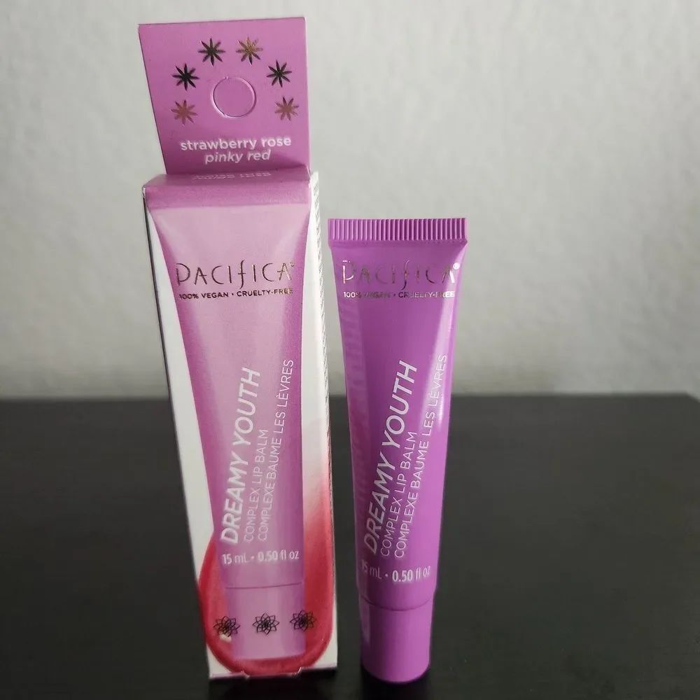 Pacifica Dreamy YouthβComplex Lip Balm Strawberry Rose Hydrating 0.50 fl.oz